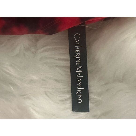 Catherine Malandrino Women’s size Large Padded Top And Leggings, Red and Black - Picture 6 of 10
